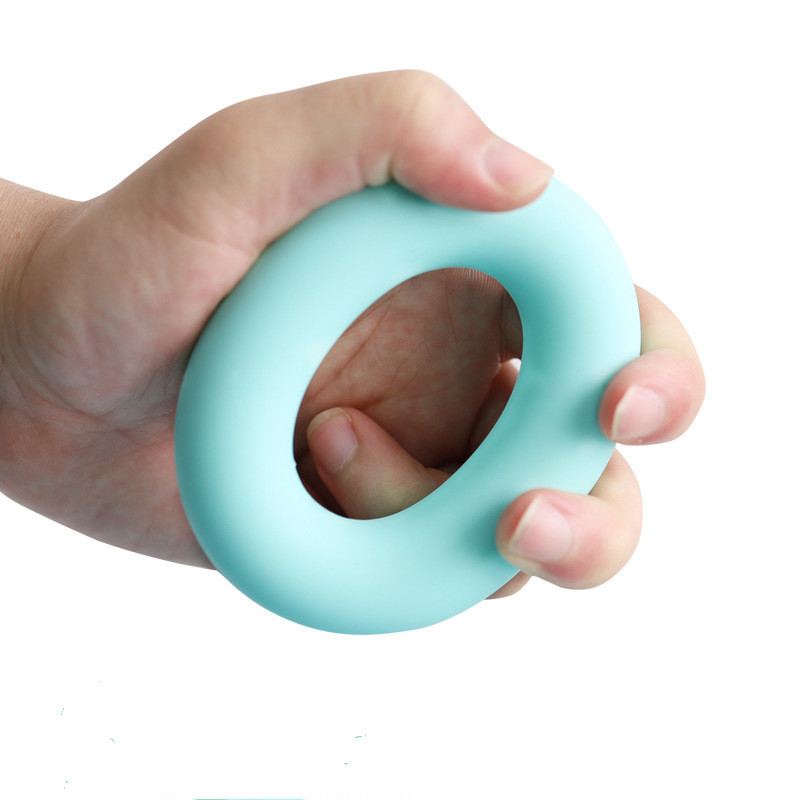 2021 Cross-border hot selling products silicone grip strength ring finger rehabilitation training device hand muscle relaxer O-r
