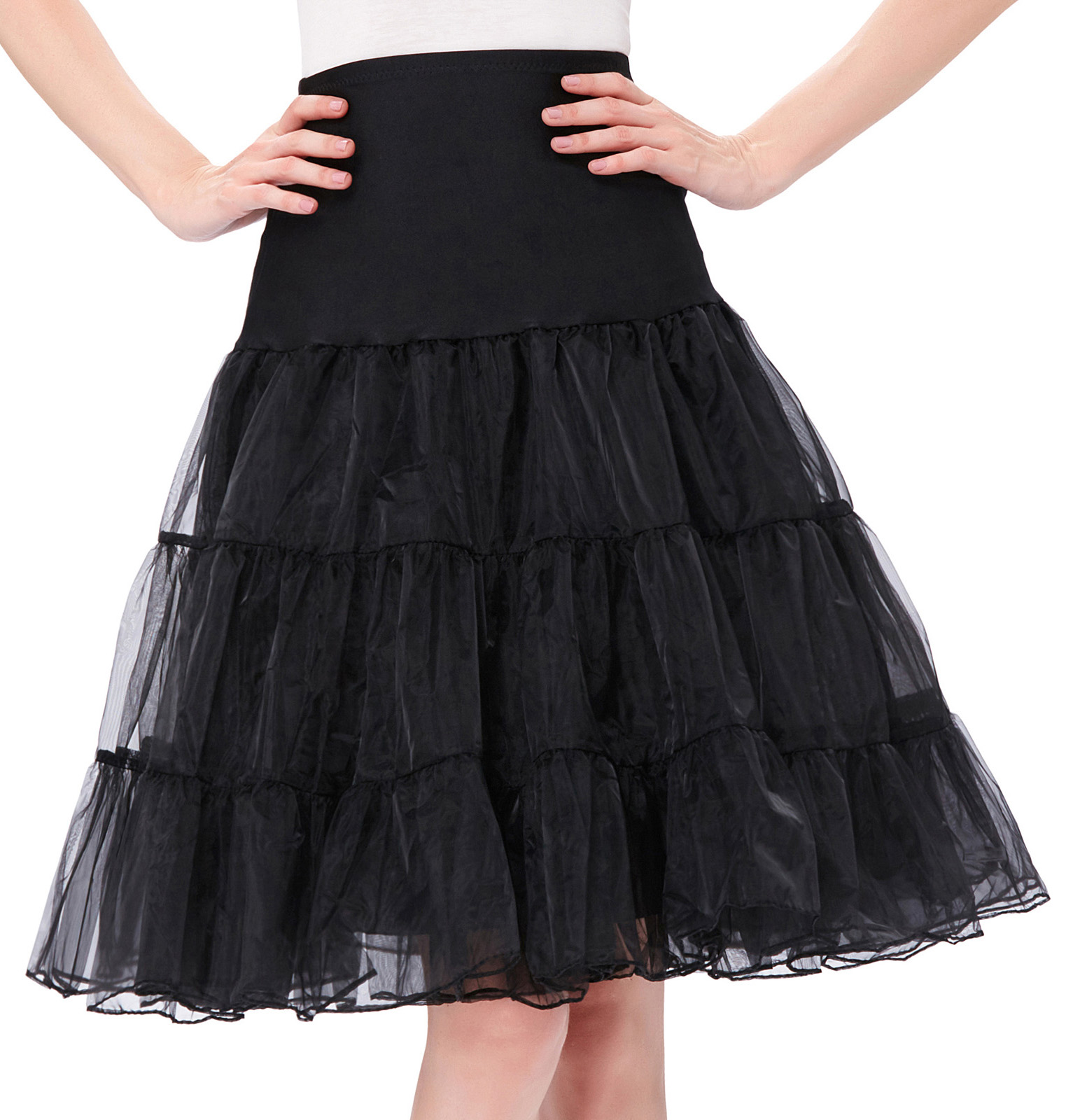 Grace Karin CL008922 цветное женское Короткое платье трапециевидной формы в стиле ретро винтажное кринолин рокабилли Нижняя юбка