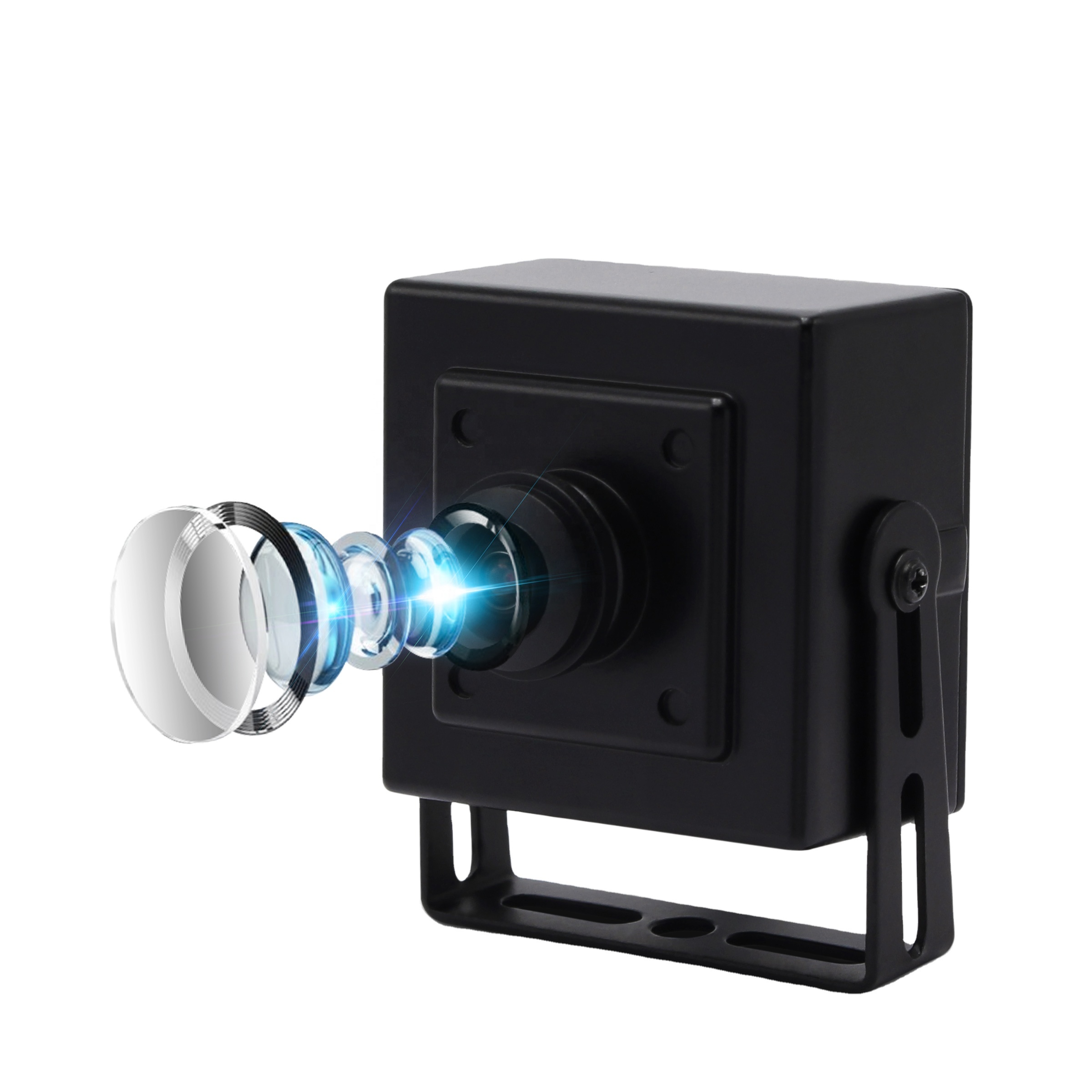 ELP 180degree Fisheye Lens Wide Angle 1080P Mini Box Webcam