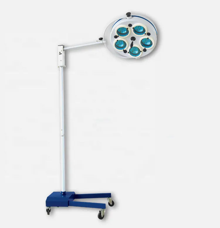 Cheap Price Portable Mobile Stand Hole Type 5 Reflector Surgery Examination Lamp Operation Theatre Light