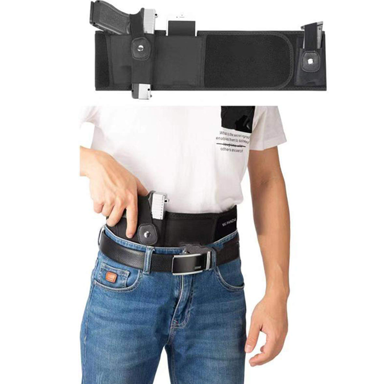 Free Sample Adjustable Neoprene Concealed Carry Tactical Glock 19 Ankle Gun Holster Black Bag Waterproof OEM