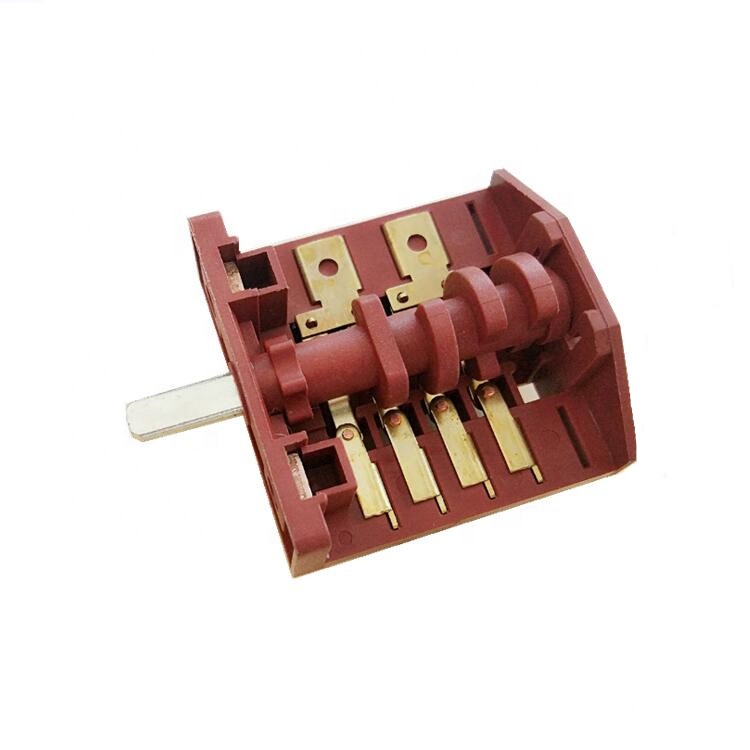 Kitchen appliance spring return rotary switch