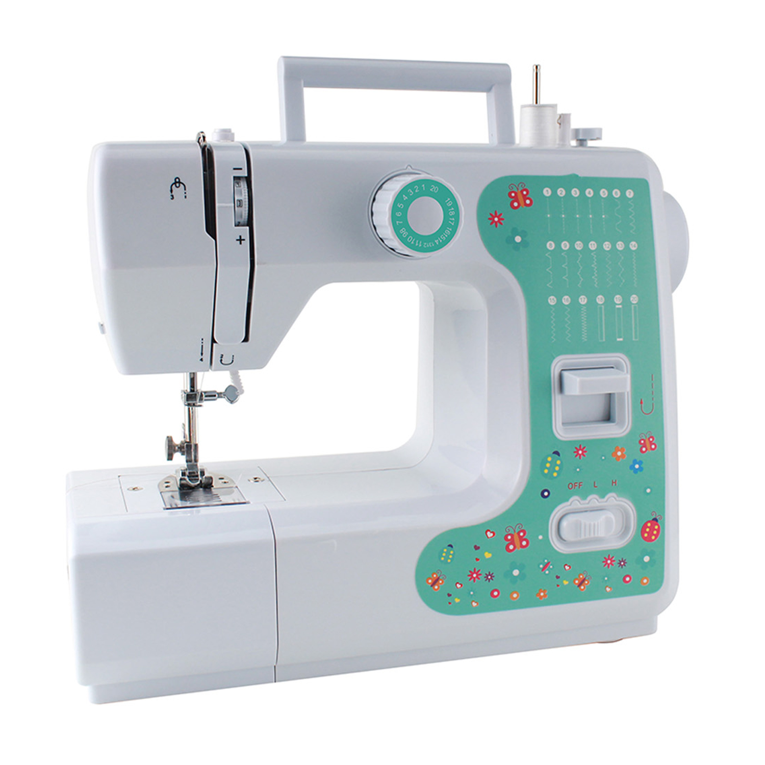 VOF FHSM-618 New electronic programmable pattern sewing machine overlock home ordinary presser feet sewing machine