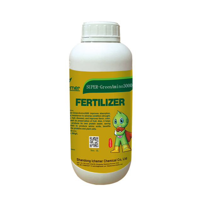 Factory-100% Water Soluble Amino Acids Liquid Micro Element Fertilizer For Agriculture fertilizer-Ichemer super greenamino 3000