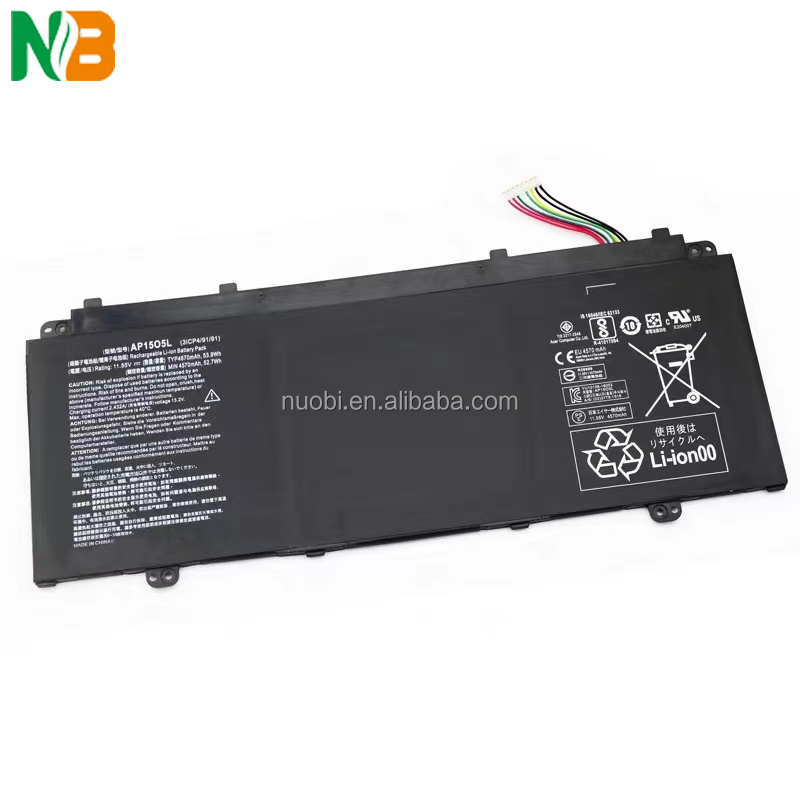 Nuobi Factory AP1505L Notebook Battery 53.9WH AP1505L Laptop Battery ForAcer Chromebook R13 CB5-312T Series