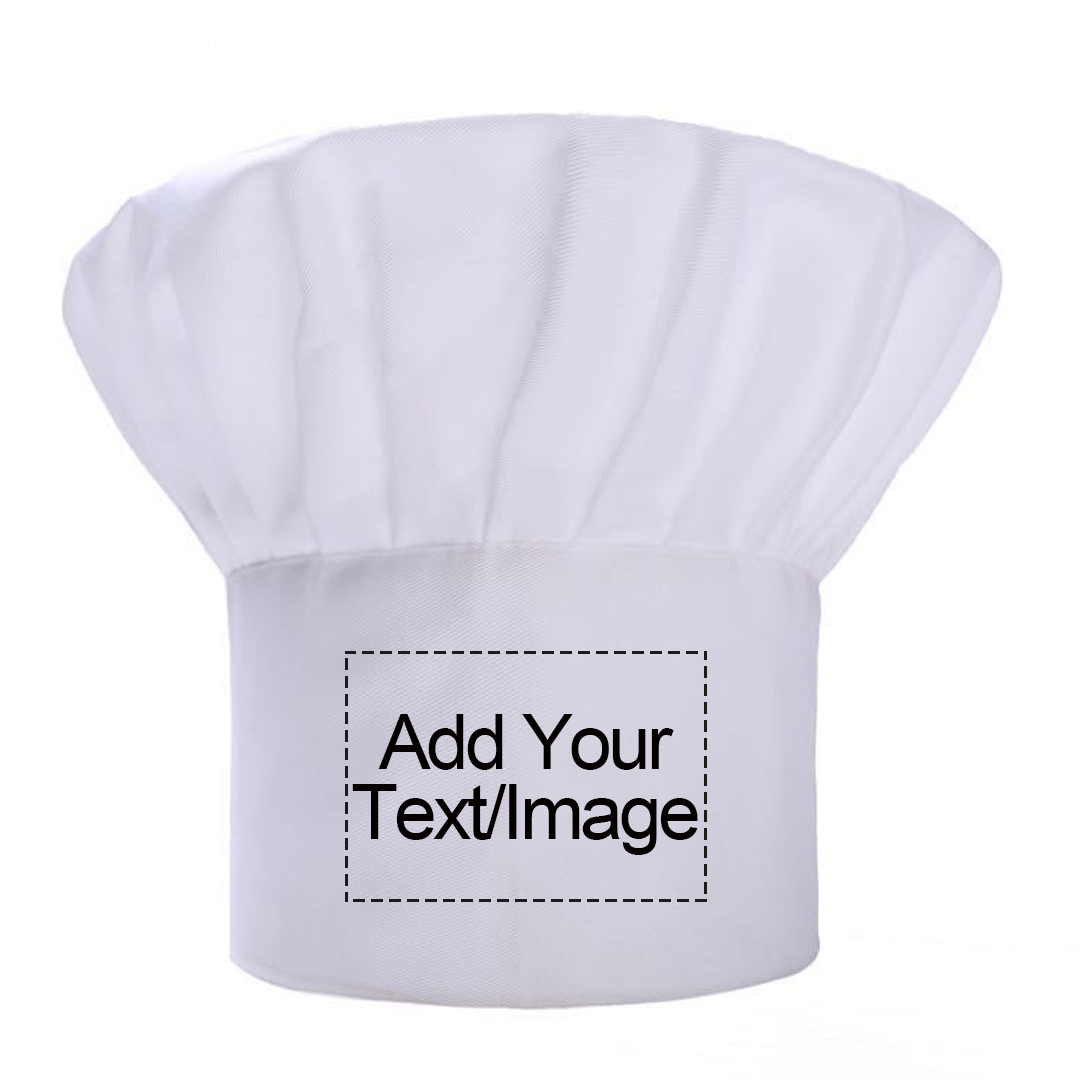 Hot Sale Bakery Catering Cooking Bar White Cotton Chef Embroidery Hat