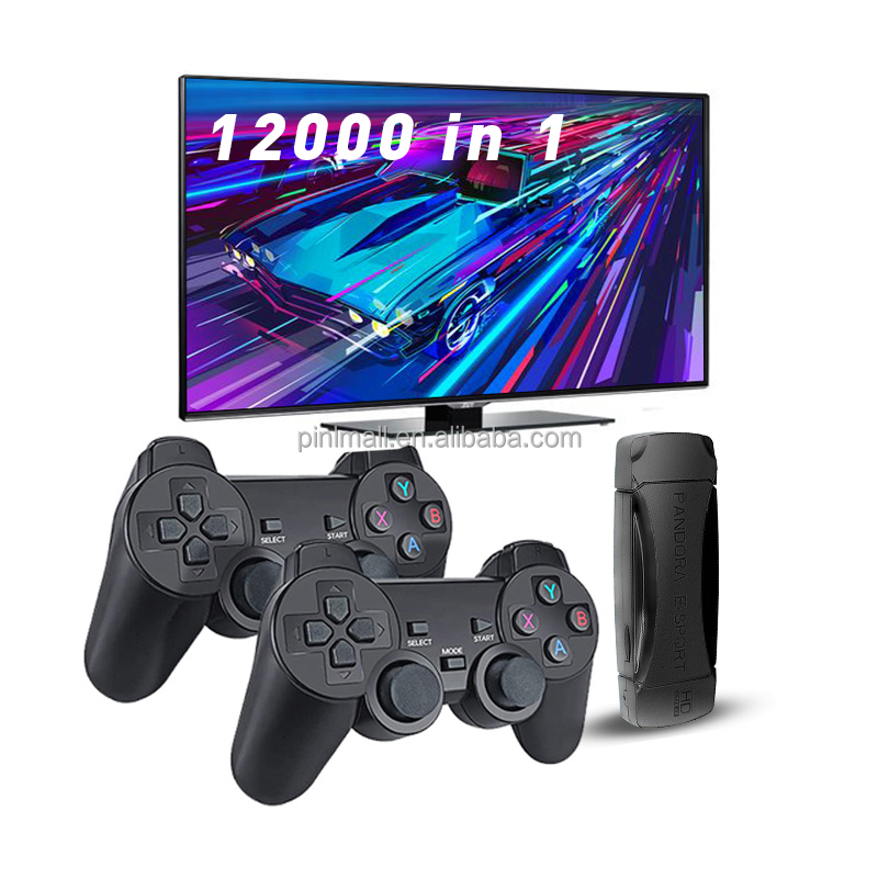 12000 в 1 новый стиль беспроводной игровой контроллер 3d Игровая приставка Plug and Play Pandora аркадная приставка game stick lite 4k