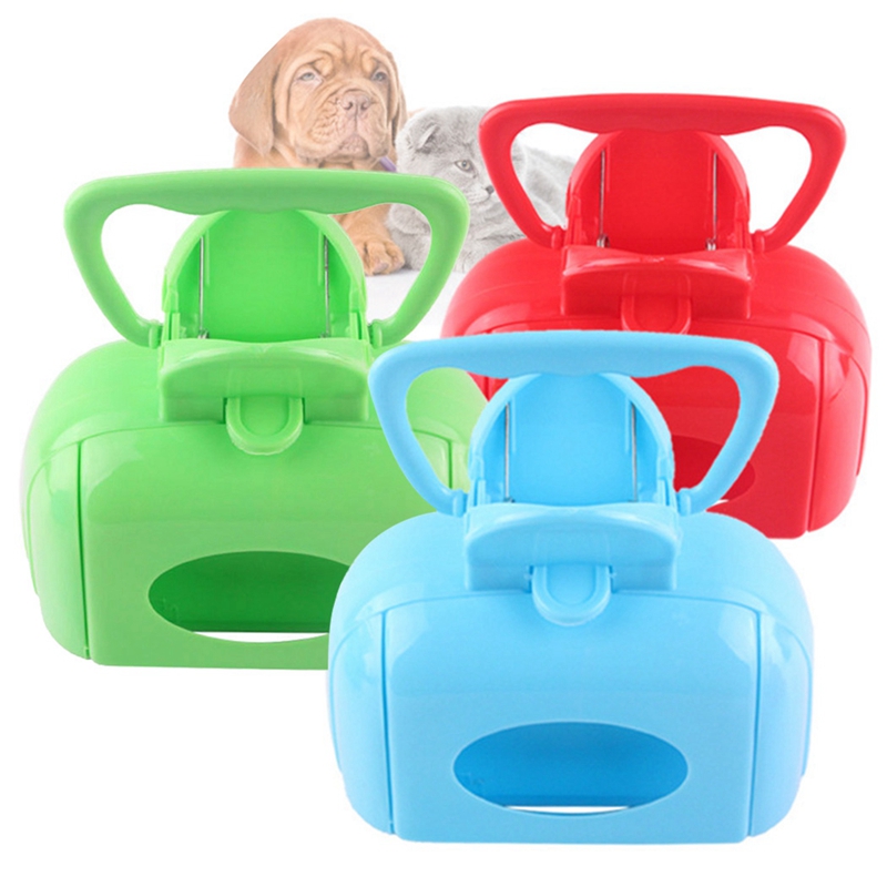 Собака складывающийся туристический Pooper Scooper полуют совок чистке подобрать экскрементов очиститель для собака кошачьих туалетов