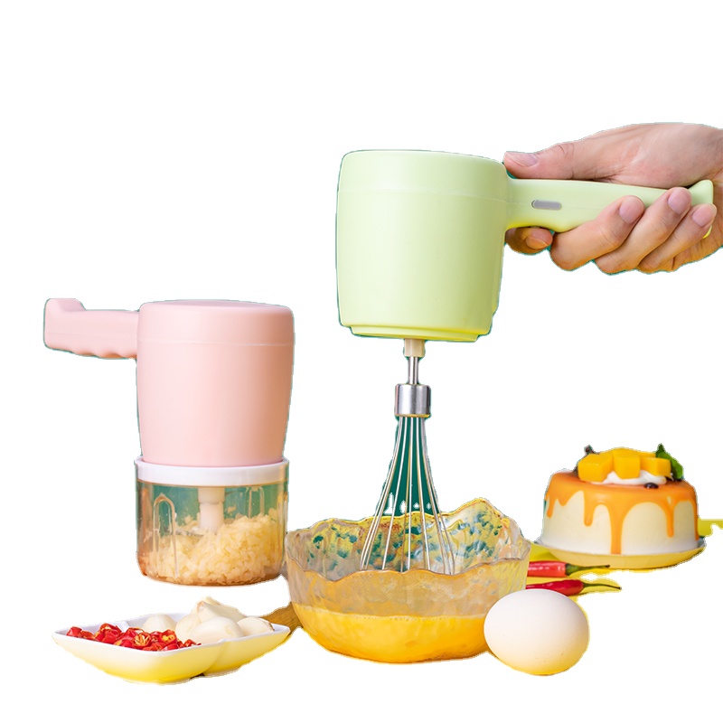 Multi USB Rechargeable Wireless Electric Mini Egg Beater Whisk for beating eggs