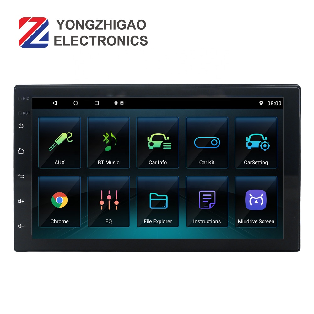 Экран Android Dvd плеер радио Gps навигация Универсальный сенсорный для автомобиля 7 дюймов стерео Android автомобиль