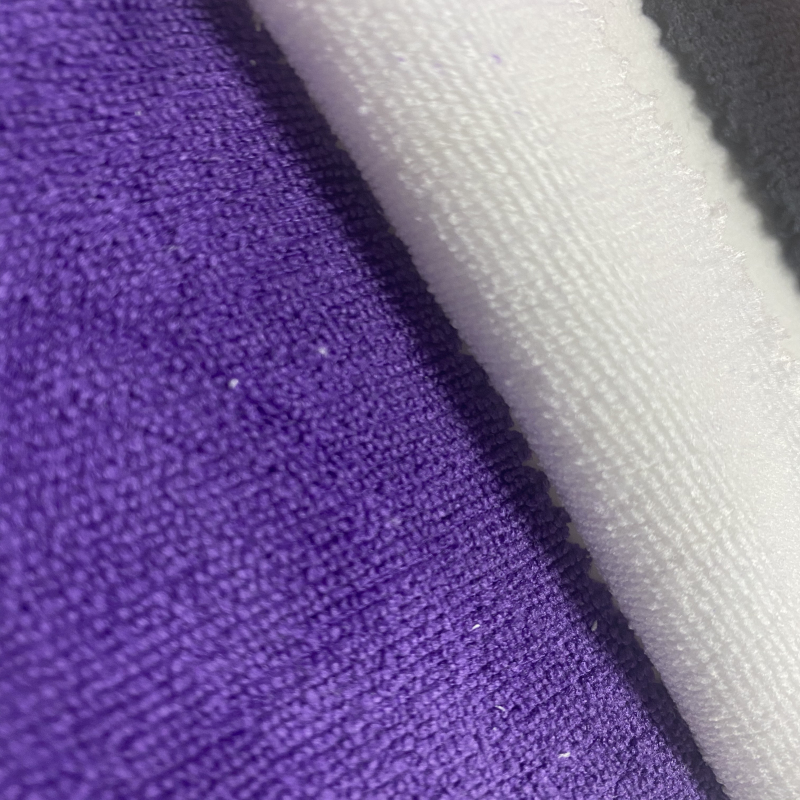 250-350 GSM Africa diasper towel fabric micro microfiber polyester terry towel fabric polyester microfibres towel fabric
