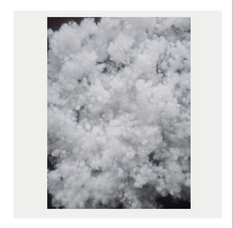 sorona staple fibre for filler materials