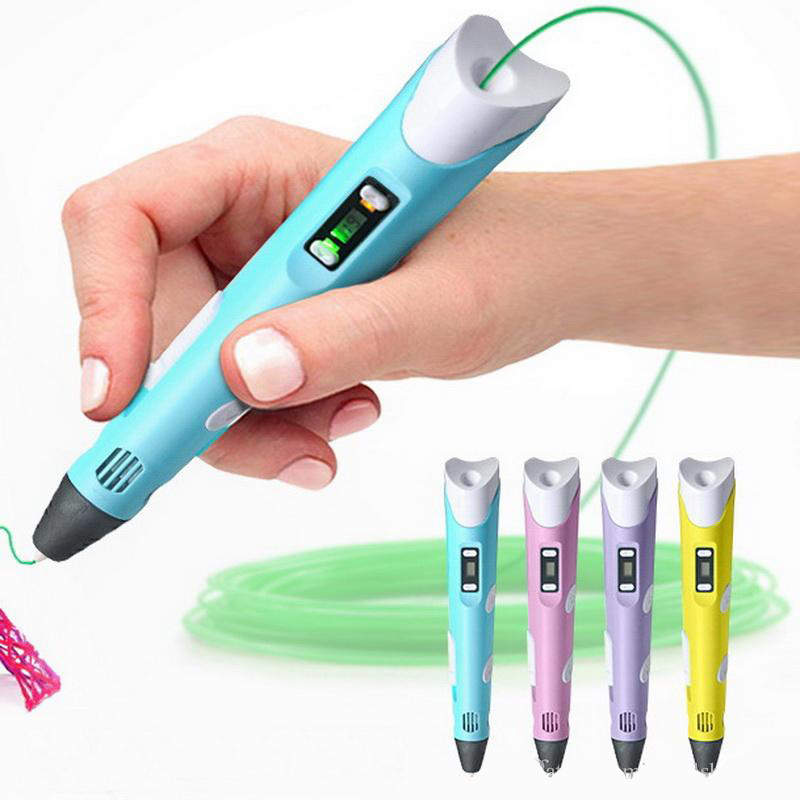 ZOOYA 3D Printer pen DIY 3D Pen ABS/PLA Filament Arts 3D Drawing Pen Creative Gift For Kids Design Painting Drawing toys B1