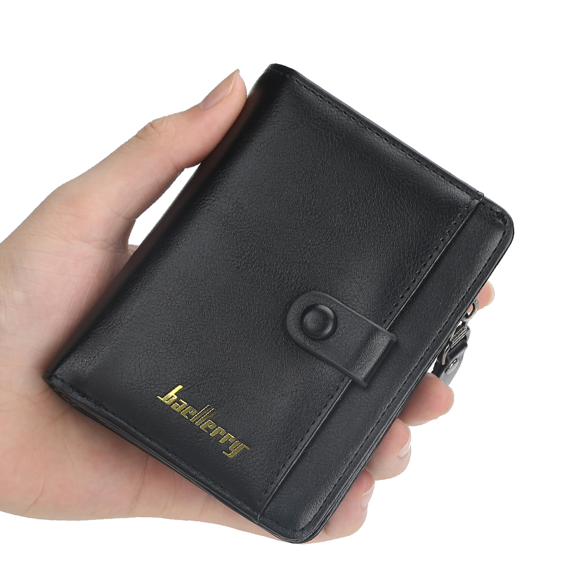 2022 baellerry rfid короткие мужские кошельки, черные минималистичные карманные кошельки на молнии, кошельки для монет, подарок на День святого Валентина для мужчин