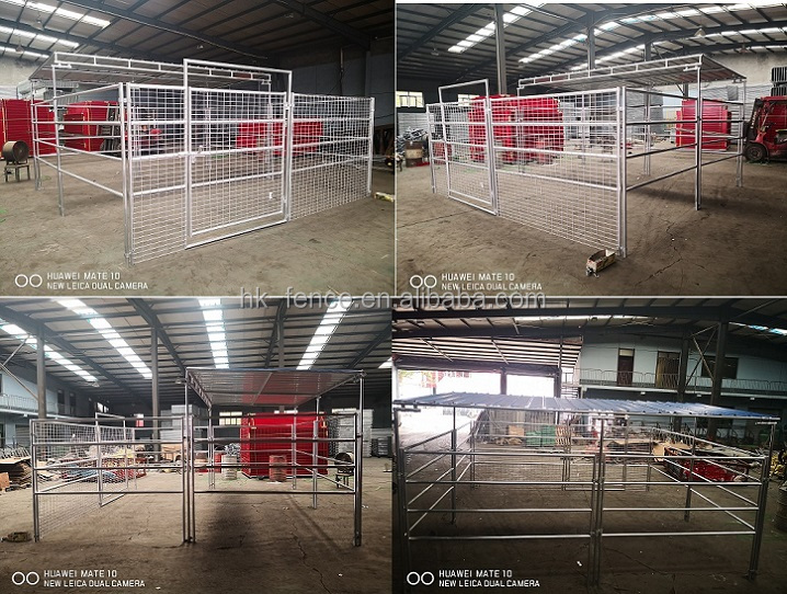 China 4/5/6 Bars Pre-galvanized Sheep Ranch Corral FenceGate Australia Galvanized Metal Livestock Cattle Yard Panel For Sale