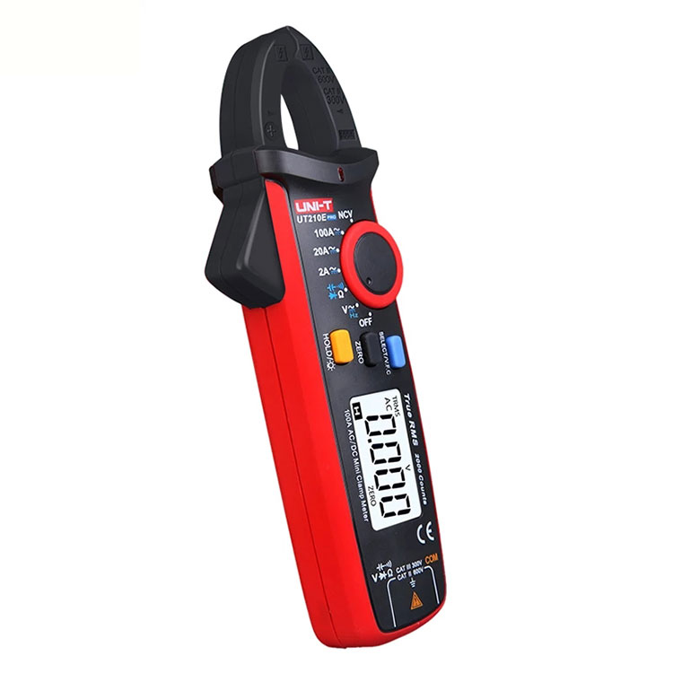 UT210E Pro UNIT Mini Digital AC DC Current Clamp Meter Voltage Voltmeter 100A Ammeter Electrical Frequency Tester