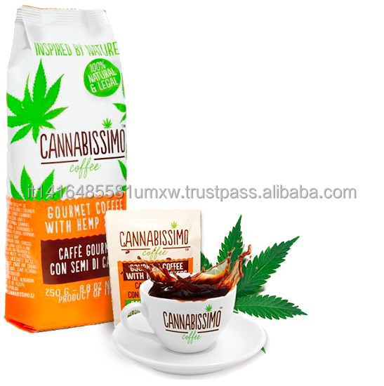 Cannabissimo кофе с Семена Конопли, молотый кофе 250 г богатый антиоксидант и омега-от 3 до 6 лет
