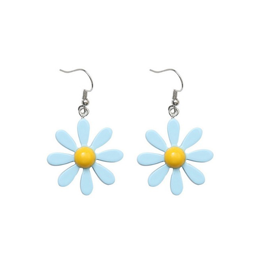 Temperament Daisy ear jewelry fresh forest flowers lovely earrings girl heart earrings simple Earrings