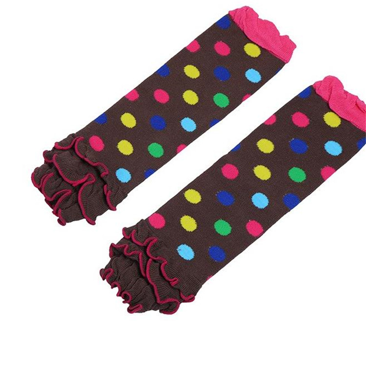 2021 New point knit long socks baby high elastic knitted leg warmer for baby girls