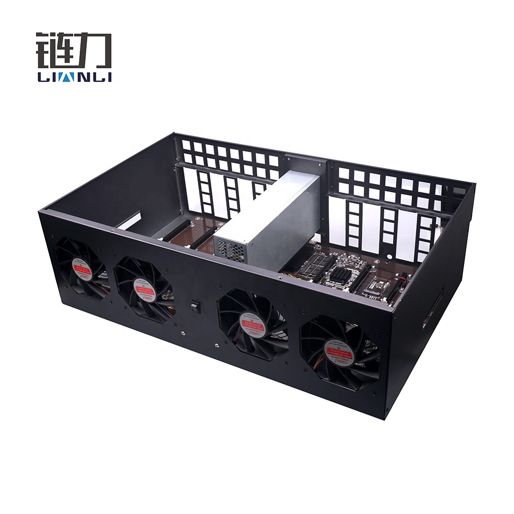 Lianli/OEM 8 gpu для майнинга BTC ETH оборудование для майнинга внешний корпус gpu 847 чехол для майнинга