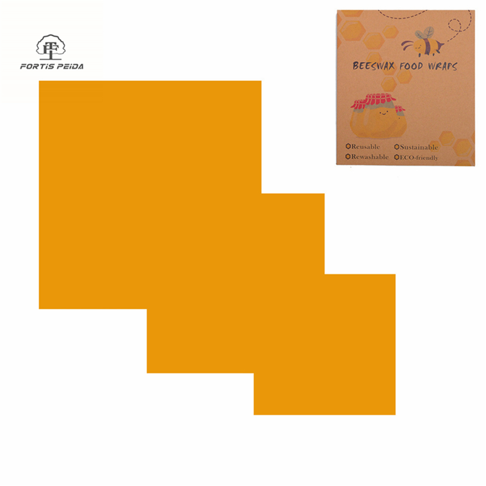 Hot commodity zero pollution bowl cloth Bsci beeswax packaging beeswax food packaging reusable