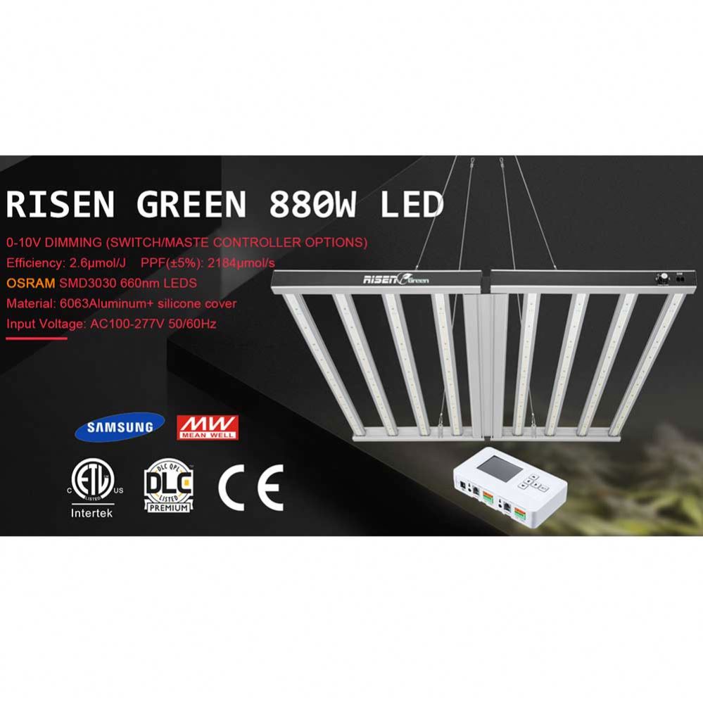 Gavita Pro 1700e 2184e новейший плюс полный спектр коммерческого садоводства 880 Вт LED Grow Light Bar