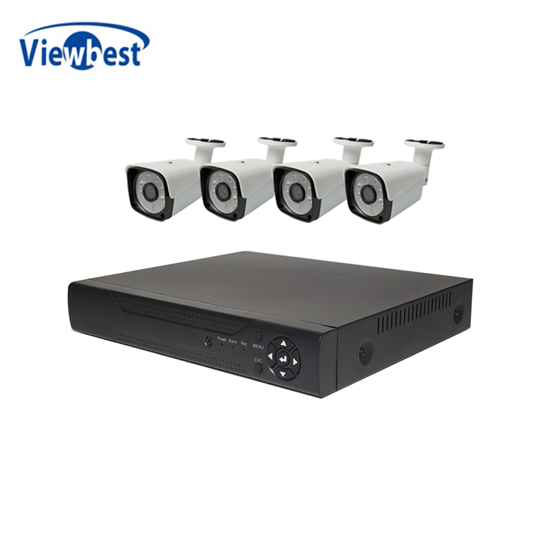 4 канальный DVR 1080p AHD камера комплект Bullet камера видеонаблюдения для дома, набор для самостоятельной сборки безопасная система видеонаблюдения видеорегистратор
