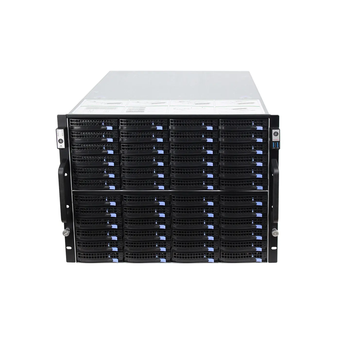 Cloud storage S865-72 Huge data storage cloud server 72HDD bays support 6*12025/12038mm fans