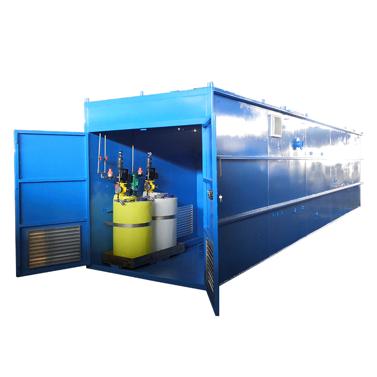 Mobile Effluent treatment plant for plastic online washing waste water treatment ETP plant