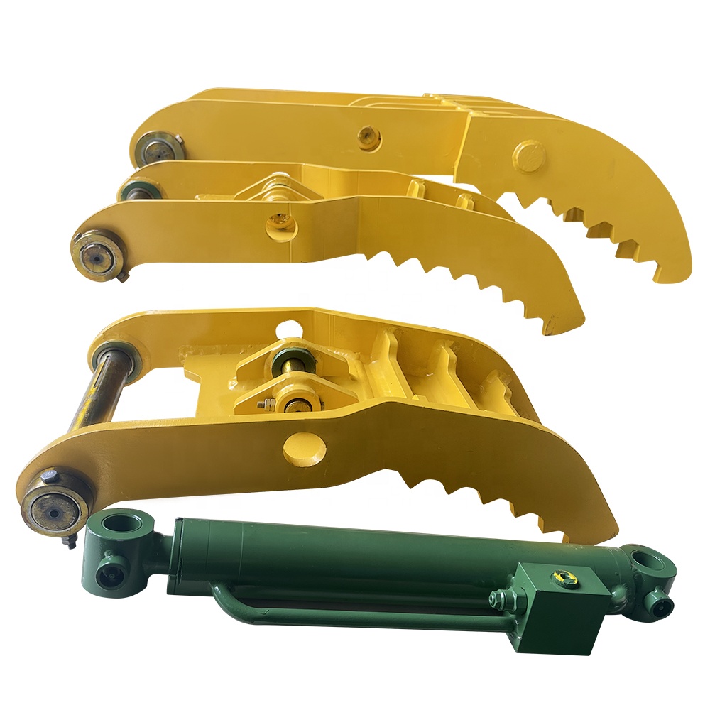 Good quality mechanical thumb backhoe for water conservancy project