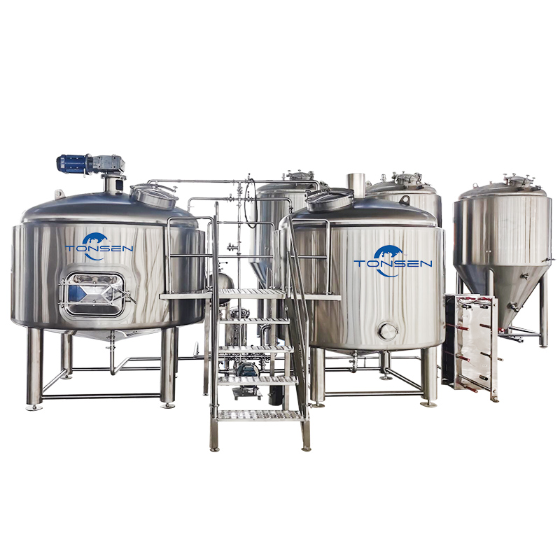 Установка полуавтоматической микропивоварни 20 bbl 25 hl с 3 резервуарами
