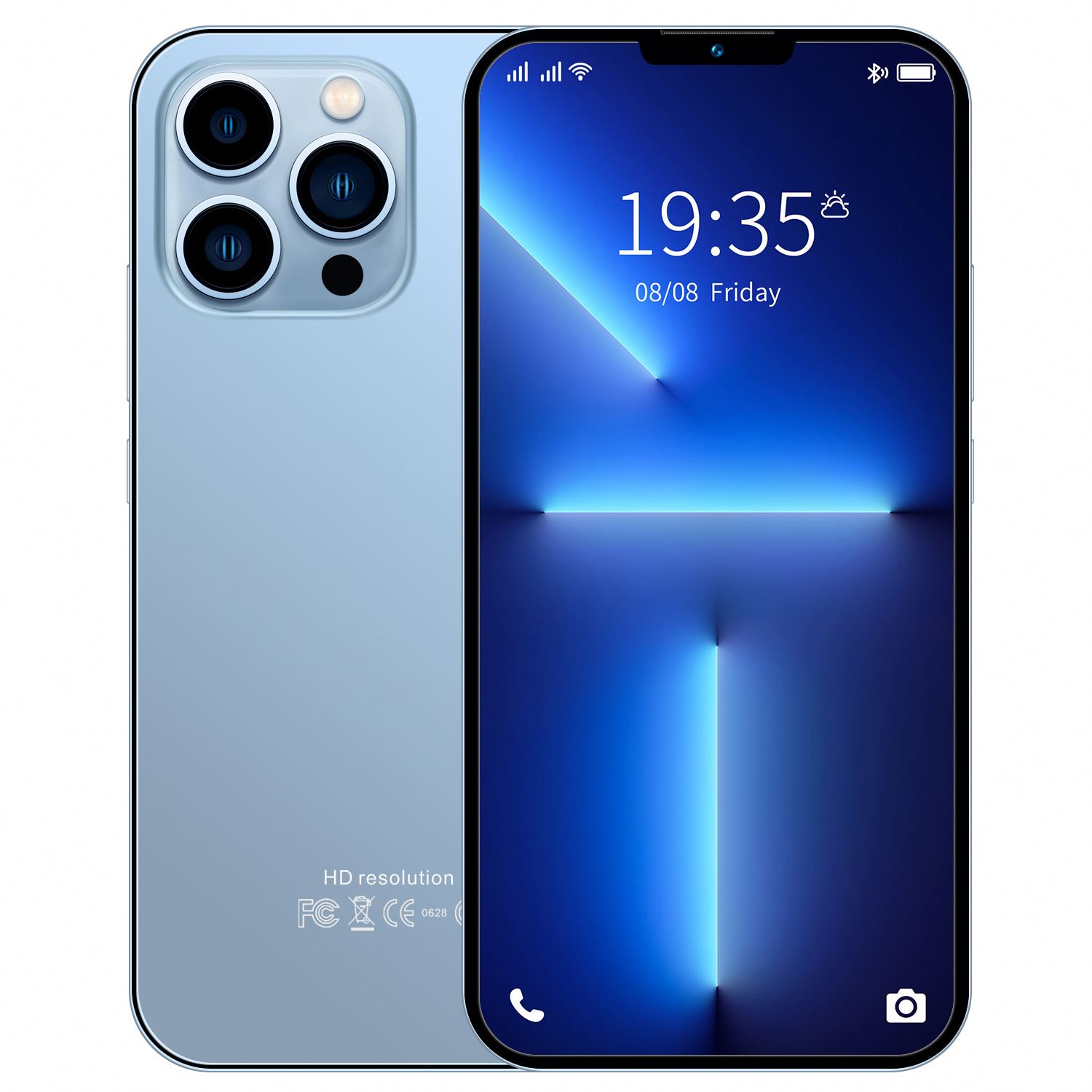 Global Version Original i13 Pro Max 7.5 inch Android Smartphones 8GB+128GB i phone13 10-Core 5G LET Cellphones cell phone