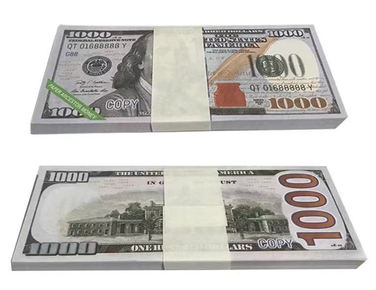 Chinese Joss Paper Ancestor Money Hell Bank Note African Usd Ancestor Money Burn For Good Fortune With Black People On It