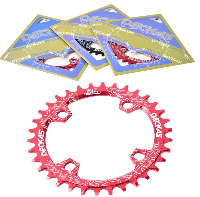 DECKAS 96+94BCD single disc bicycle Crankset oval/round positive and negative tooth mountain bike M4000