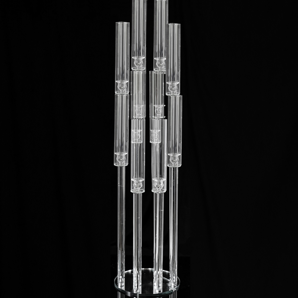 MH-1675 12 ARM, хрустальный канделябр, украшения для коридора, столб для свадебного украшения