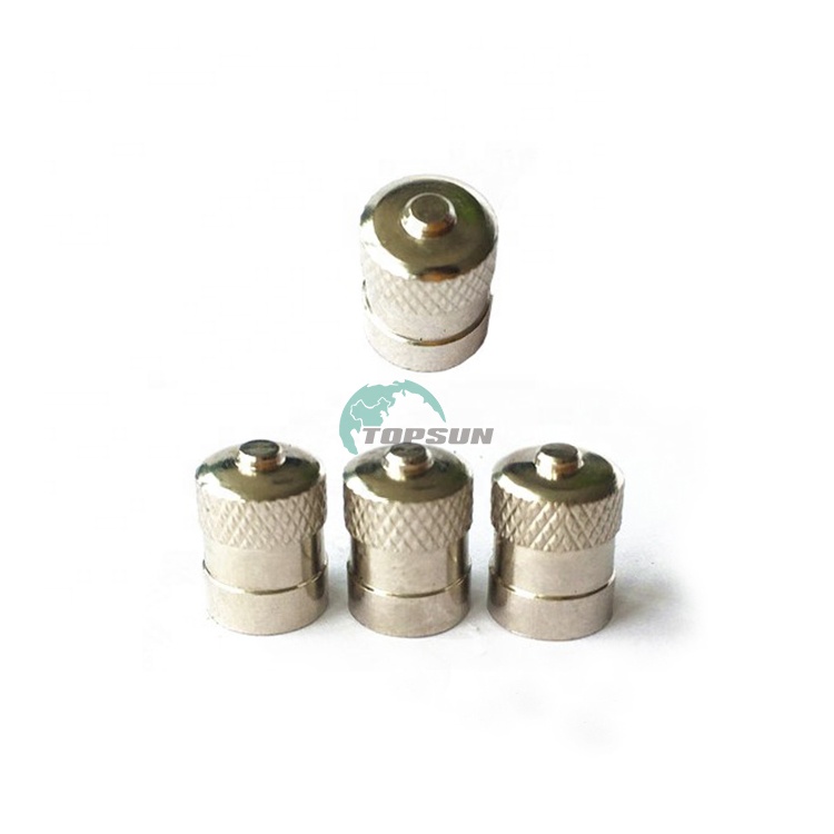 TOPSUN High Performance dustproof brass car tire valve stem cover