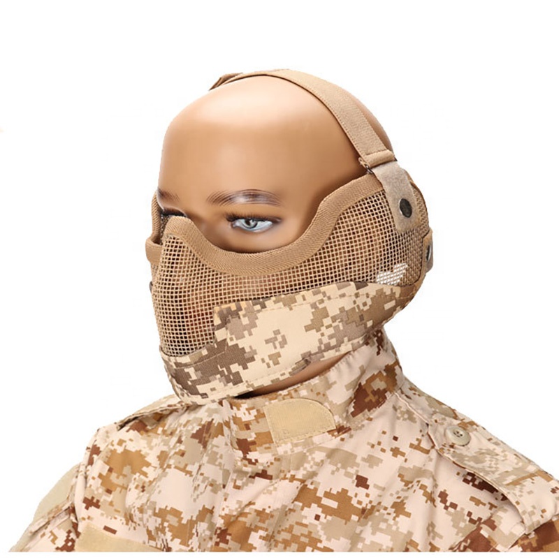 Тактический Сталкер тип половина лица металлическая сетка Raider Маска Ver. 2