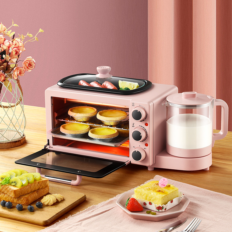 Hot Sale Multifunction Breakfast Maker Toaster Kettle Set Breakfast 3 In 1 Breakfast Set Makers