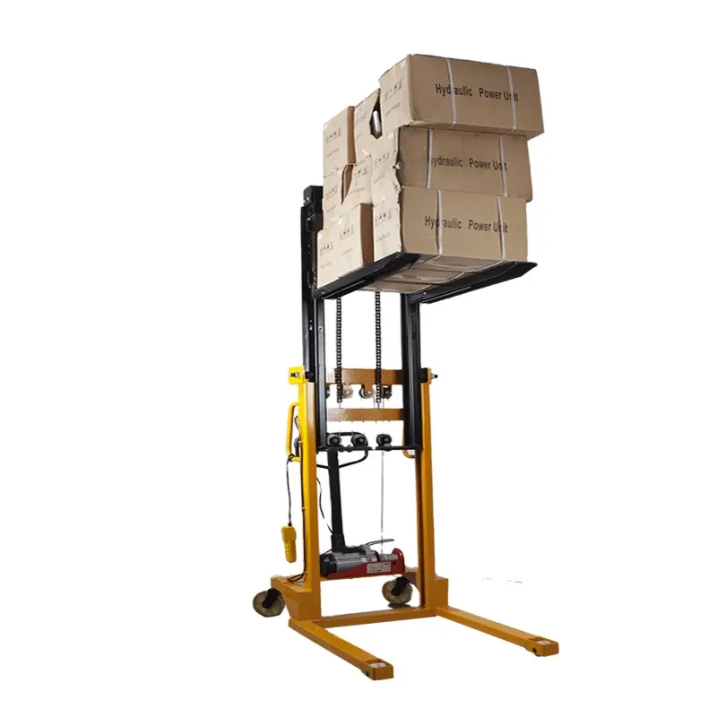 JX Semi electric Stacker Price manual Pallet stacker Remote Control Lift stacker