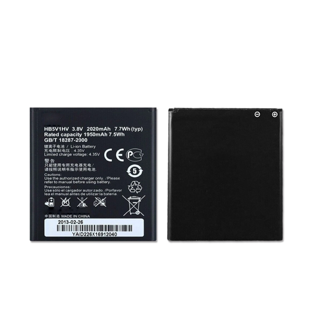 New original Battery HB5V1HV For Huawei Y300 Y300C Y500 cell phone battery 2020mah