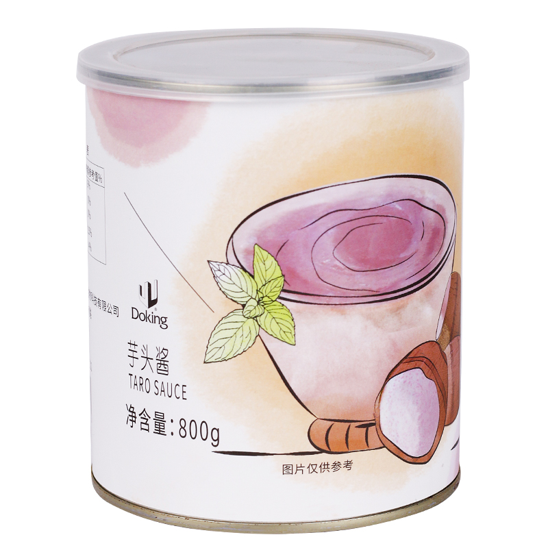 Doking brand pearl milk tea raw materials sweet and delicious canned taro