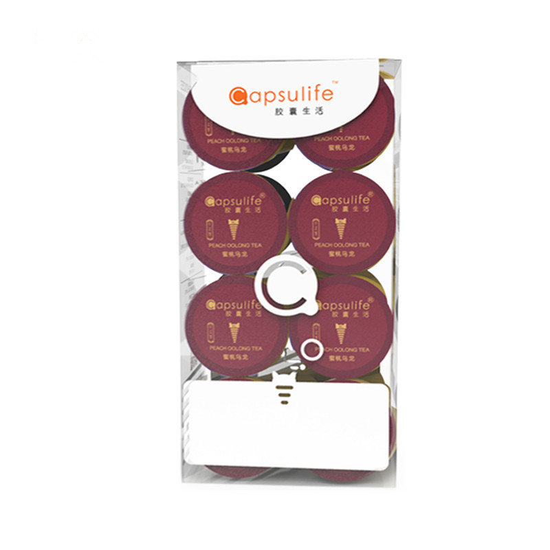 Made in China peach oolong tea natural fruit flavor tea capsules-peach oolong tea
