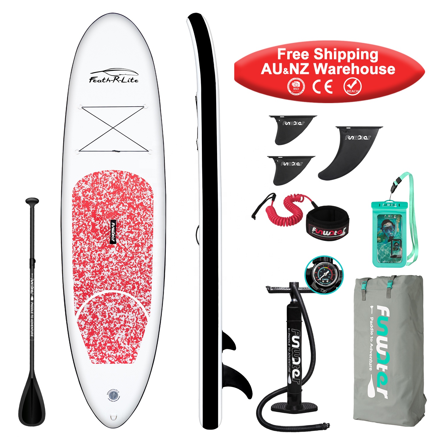 FUNWATER дропшиппинг стоячий весло доска isup yoga sup надувная стоячая весла
