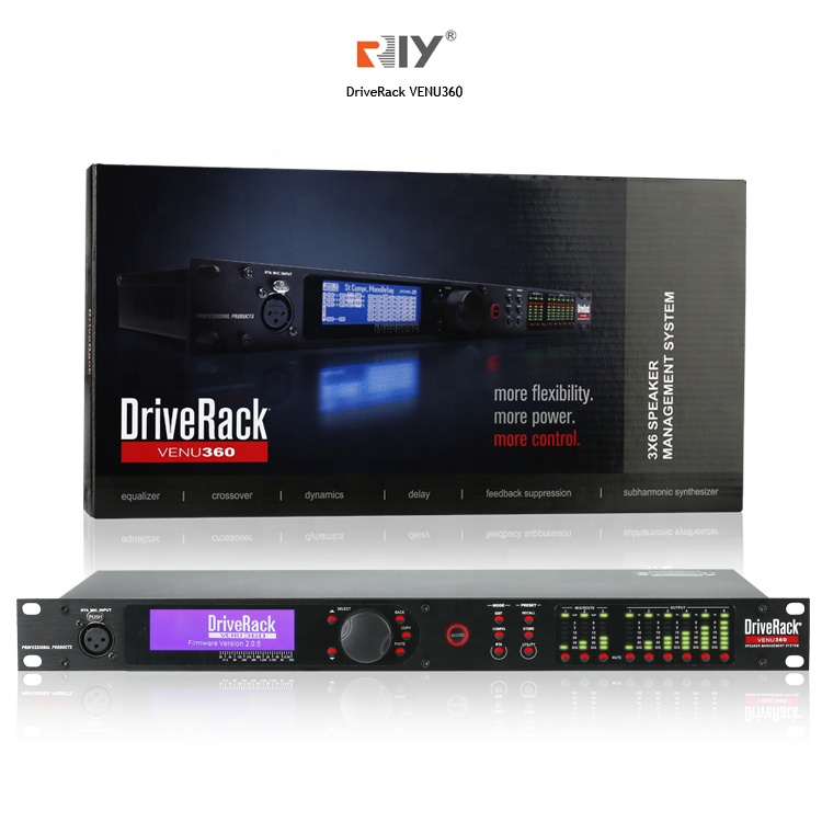 DriveRack VENU360 3 в 6 out DriveRack, полная система управления громкоговорителем