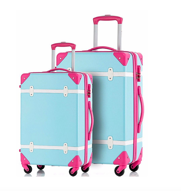 Aluminum Trolley Designer Travelling packaging Spinner Wheels Durable Suitcase Luggage Set