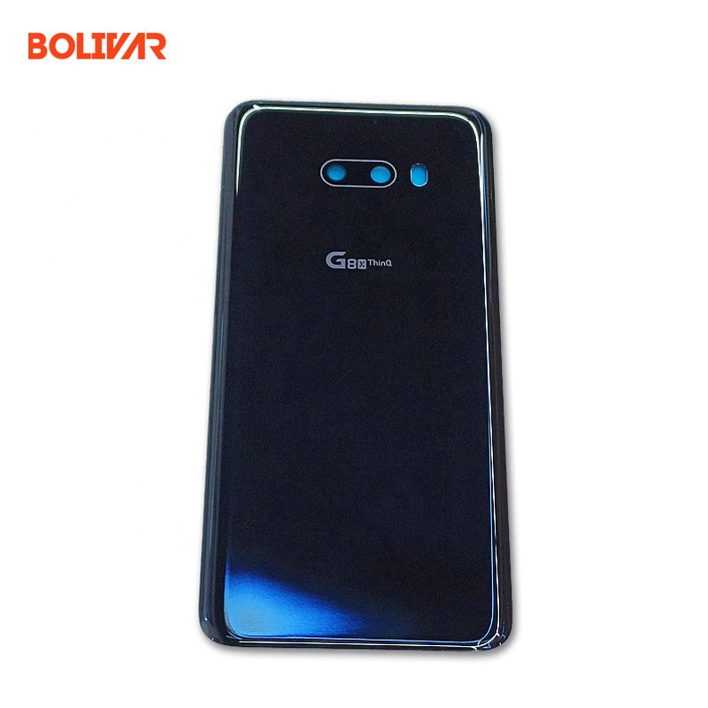 Задняя крышка для LG G850, стеклянный сменный корпус, рамка для камеры LG G8x ThinQ, Крышка батарейного отсека
