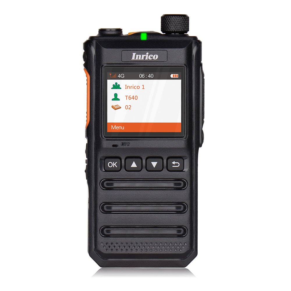 Inrico T640 Лучшая цена 4G с SIM-картой рация ptt сетевое радио