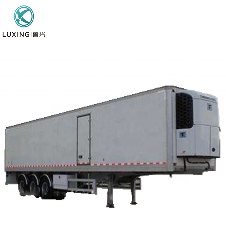 Tri-axle Refrigerated Semi Trailer Large Refrigerator Van For Sale