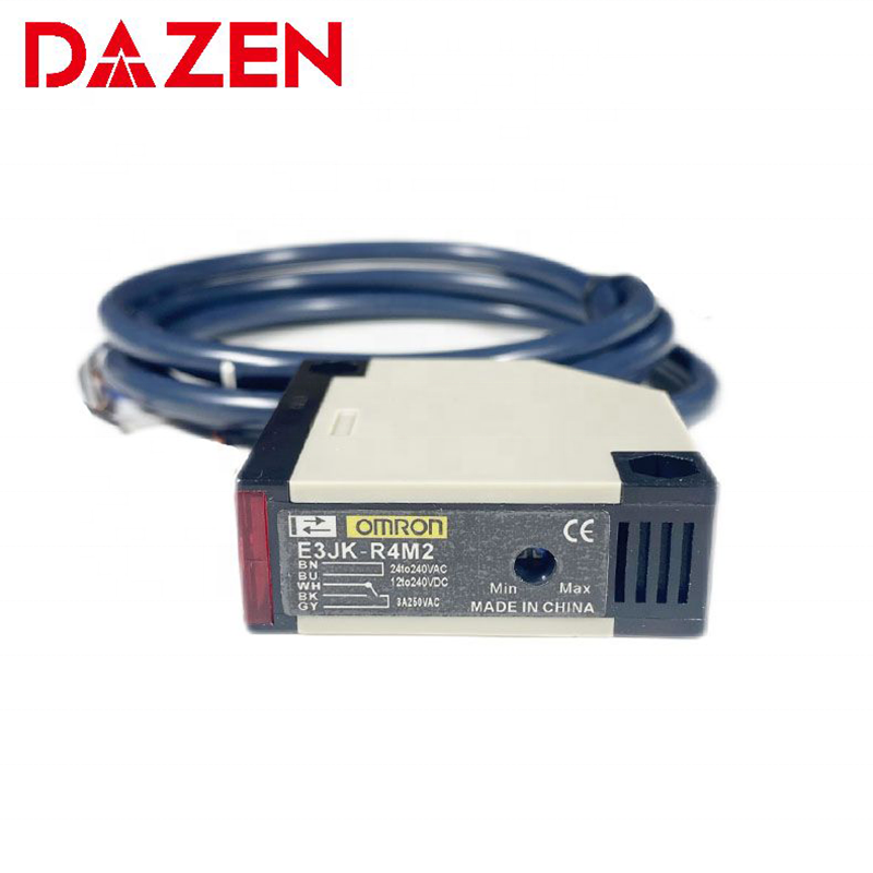 Omron E3JK-R4M2 Sensor Adjustable AC/DC Wires Elevator push button Elevator Photoelectric Switch with Reflector Plate