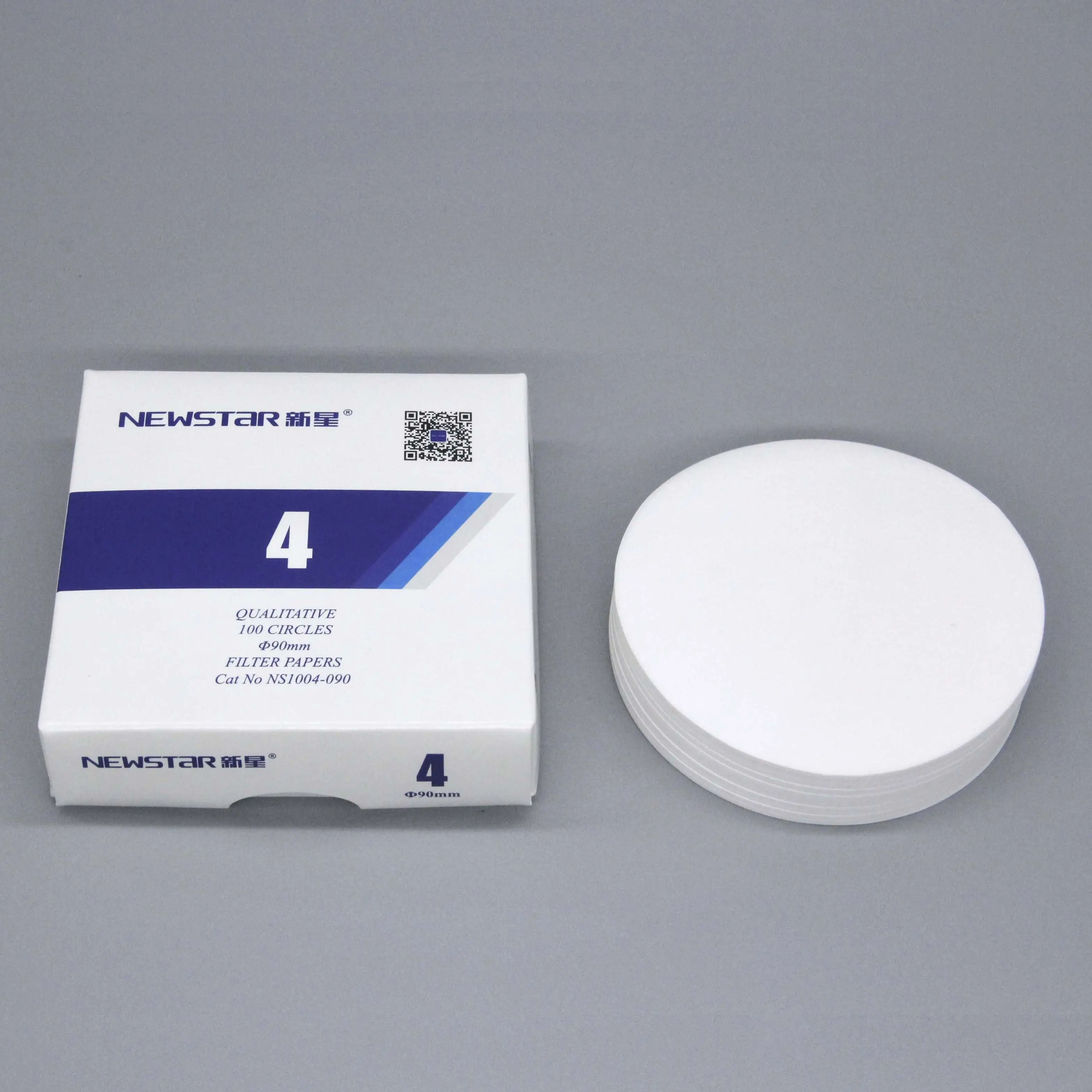 Cellulose Filter Paper,  Qualitative Filter Paper NS 4 Equivalent To Whatman Grade 4